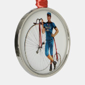 Vintage Radmeisterschaft Ornament Aus Metall (Rechts)