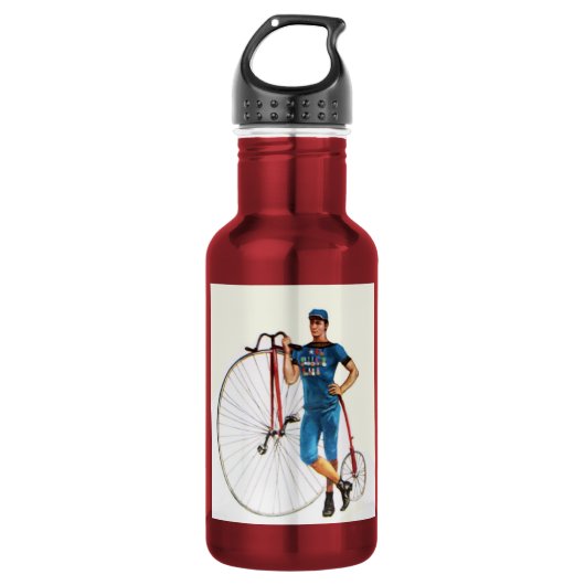 Vintage Radmeisterschaft Trinkflasche (Vorderseite)
