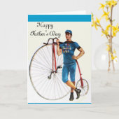 Vintage Radmeisterschaft, Vatertag Karte (Gelbe Blume)