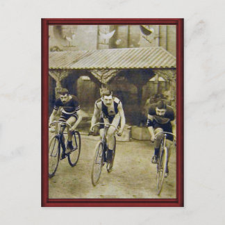 Vintage-Radrennen Postkarte