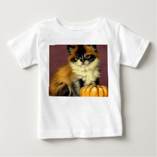 Vintage-Ragdoll-Halloween-Katze Baby T-shirt