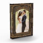 Vintage Rahmen hinzufügen Ihr eigenes Foto Hochzei (Links)