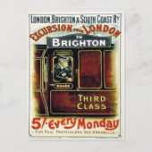 Vintage Rail Excursion Advertising Postkarte (Vorderseite)