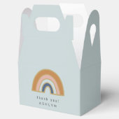 Vintage Rainbow Baby Shower Thank You Geschenkschachtel (Geöffnet)