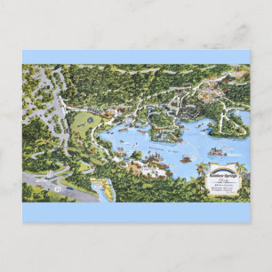 Vintage Rainbow Springs Florida  Postkarte