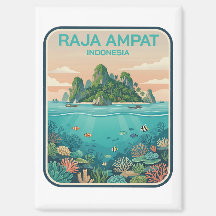 Vintage Raja Ampat Indonesien Korallenriff Tauchku