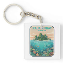 Vintage Raja Ampat Indonesien Korallenriff Tauchku