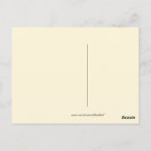 Vintage Rajah-Kaffeewerbung Postkarte (Rückseite)