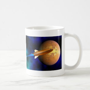 Vintage Rakete Kaffeetasse