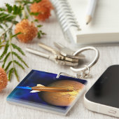 Vintage Rakete Schlüsselanhänger (Vorderseite rechts)