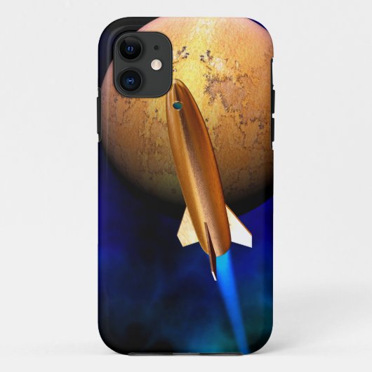 Vintage Raketentechnik Case-Mate iPhone Hülle (Rückseite)