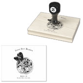 Vintage Ramen Bowl Food Branding Gummistempel (Stempel)