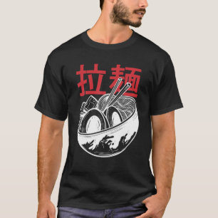 Vintage-Ramen-Retro-Suppentasse Kanji T-Shirt