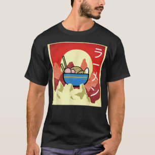 Vintage-Ramen-Schale Japanische Nudeln Asien Foodi T-Shirt