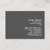 Vintage Rangefinder-Kamera Visitenkarte (Rückseite)