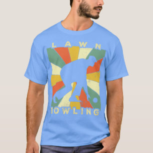 Vintage-Rasen-Bowling-Sport Retro-T-Shirt T-Shirt