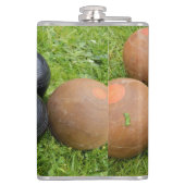 Vintage Rasen- und Braunböden, Flachmann (Rückseite)