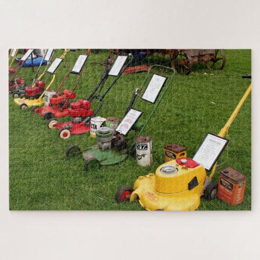 Vintage Rasenmäher, Australien Puzzle (Horizontal)