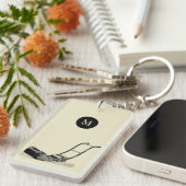 VINTAGE Rasenmäher für die ILLUSTRATION Monogram, Schlüsselanhänger (Vorderseite rechts)