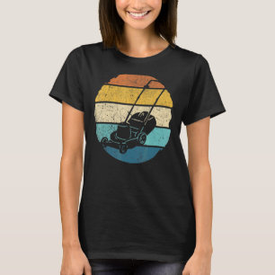 Vintage-Rasenmäher Gärtner Landschaftsgestalter Re T-Shirt
