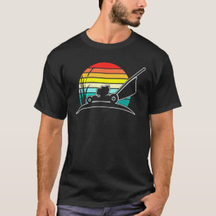 Vintage-Rasenmäher-Maschine Retro-Gärtner T-Shirt