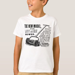 Vintage-Rasenmäher-Werbung T-Shirt