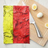 Vintage rasta Flagge Handtuch (Viertel Falte)