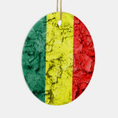 Vintage rasta Flagge Keramik Ornament (Rechts)