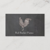 Vintage Rasterfarm Visitenkarte (Vorderseite)