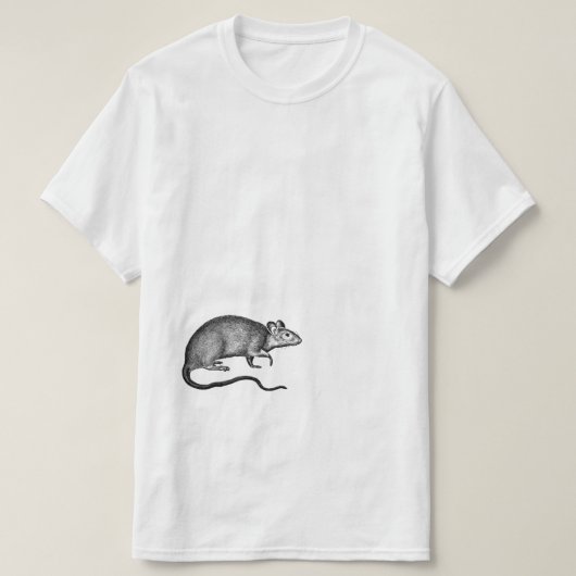 Vintage Ratte T-Shirt (Design vorne)