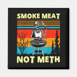 Vintage-Räucherfleisch Nicht Skelett Lustiger Barb Magnet