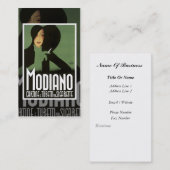 Vintage Rauchkarte Visitenkarte (Vorne/Hinten)