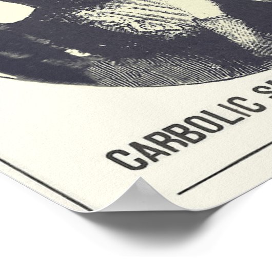 Vintage Rauchmelder Poster (Ecke)