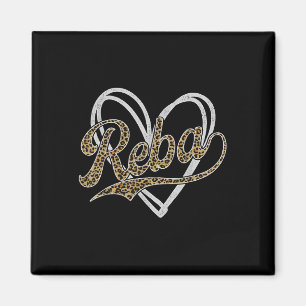 Vintage Reba Name Retro-Stil 70er 80er Erster Für Magnet