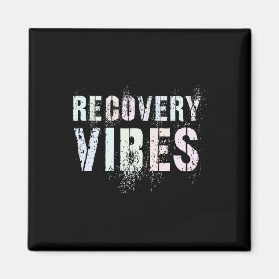 Vintage Recovery Vibes Nüchtern Sauber Aa Na Famil Magnet