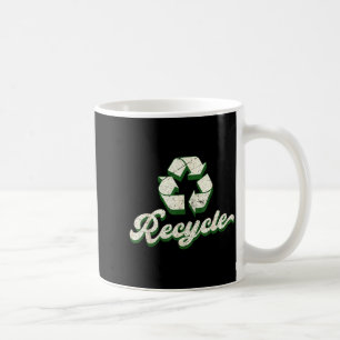 Vintage-Recycling-Erde-Tags-Männer-Frauen-Kind Kaffeetasse