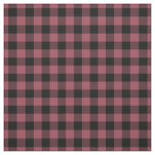 Vintage Red & Black Plaid Gingham Stoff (Muster)