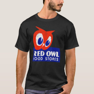 Vintage Red Owl Lebensmittel Nicht mehr existieren T-Shirt