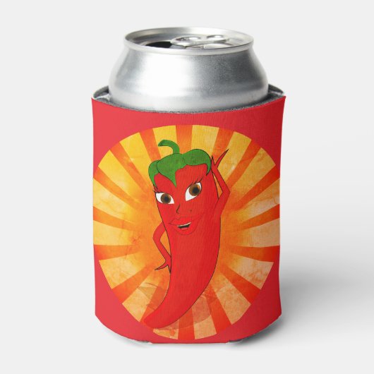 Vintage Red Pepper Superstar Custom Dosenkühler (Kanne Vorderseite)