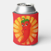 Vintage Red Pepper Superstar Custom Dosenkühler (Kanne Rückseite)