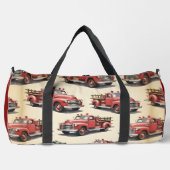 Vintage Red Pickup Trucks Personalized Duffle Bag (Vorderseite)