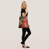 Vintage Red Riding Hood und Big Bad Wolf Tasche (Am Model)