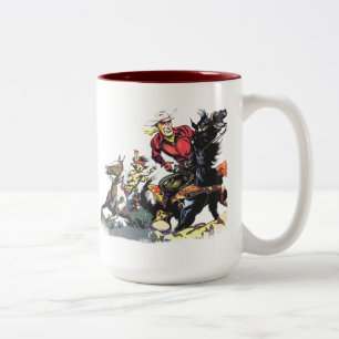 Vintage Red Ryder Geschenke Zweifarbige Tasse