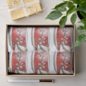 Vintage Red Teacups Seidenpapier (Geschenk)