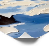 Vintage Red Truck Carrying Christmas Tree Poster (Ecke)