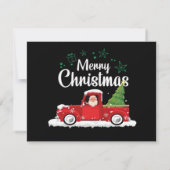 Vintage Red Truck Christmas Tree Essential (Rückseite)