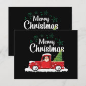 Vintage Red Truck Christmas Tree Essential (Vorne/Hinten)