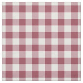 Vintage Red & White Plaid Gingham Stoff (Muster)