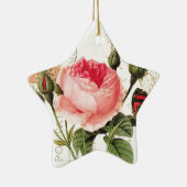 Vintage Redoute-Rose Keramikornament (Rechts)