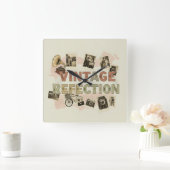 Vintage Reflection Wanduhr (Zuhause)